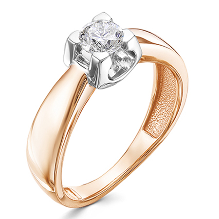 Кольцо, золото, бриллиант, 3126-110
